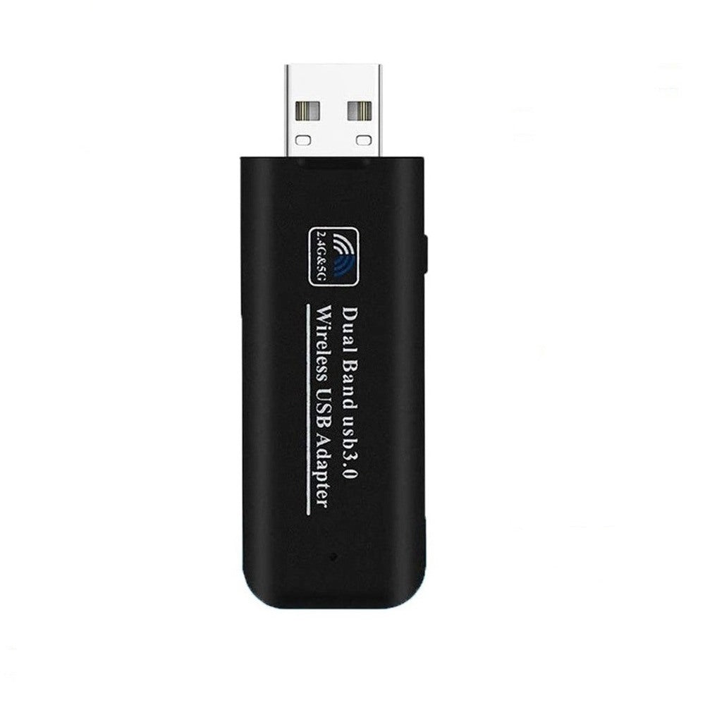 USB 3.0 Mini Wifi Adapter; Wifi Dongle 1200M 802.11Ac Dual Band 2.4/5Ghz Ac1200 Wireless Network Adapter For Pc Desktop Laptop; Compatible With Windows; Mac Os X