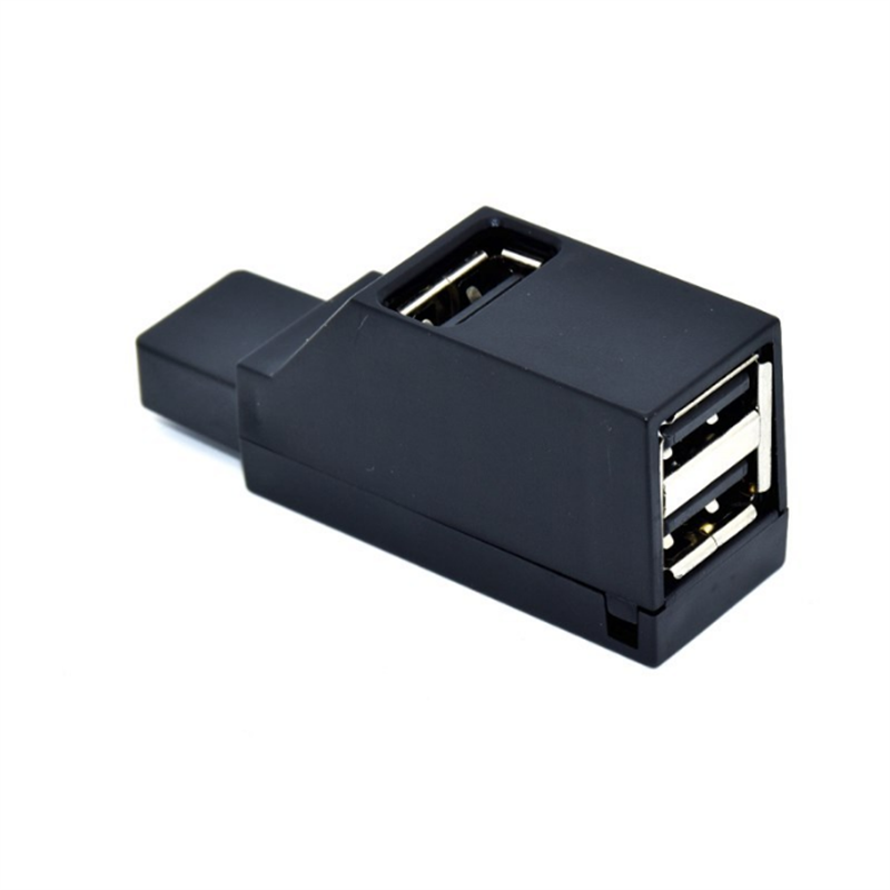 Mini Portable Aluminum Alloy USB 3.0 3-Port Splitter Inline USB HUB Expansion Hub