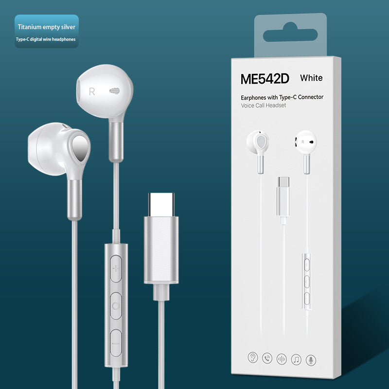 ME510 In-Ear Wired Headphones; Magnetic Noise Canceling For 3.5mm / Type-C Headphone Jack