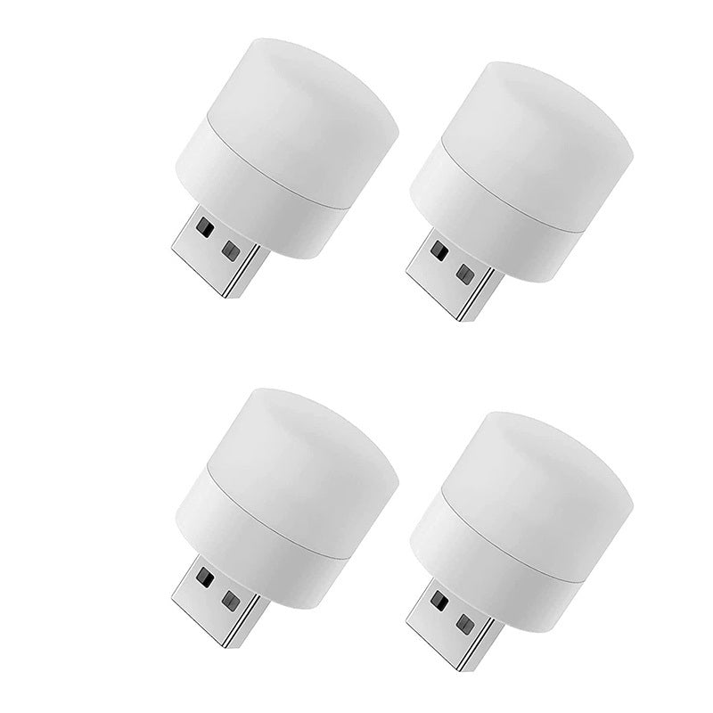 4Pcs USB Night Light; Energy-Saving Light; USB Light Bulb; Compact LED Bulb; Portable Lighting; Ambient Lighting; Decorative Lamp; Mini USB Light For Car; Bedroom; Nursery; Bathroom