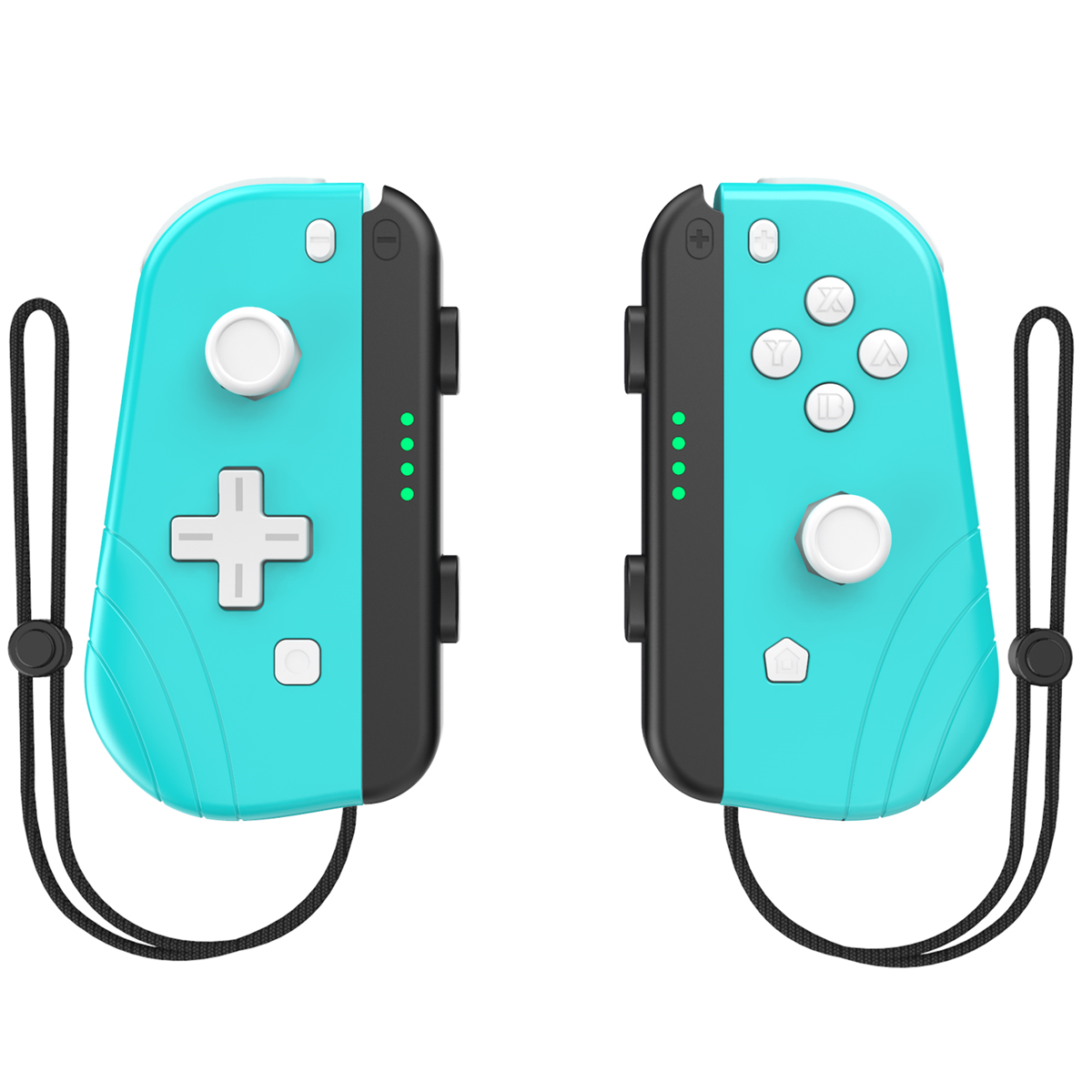 Replacement For Joycon Controllers With Grip Dual Shock Wake-Up Plug And Play; (L/R) Controller Compatible For Nintendo Switch; Including Waking Up Function And NFC For NS