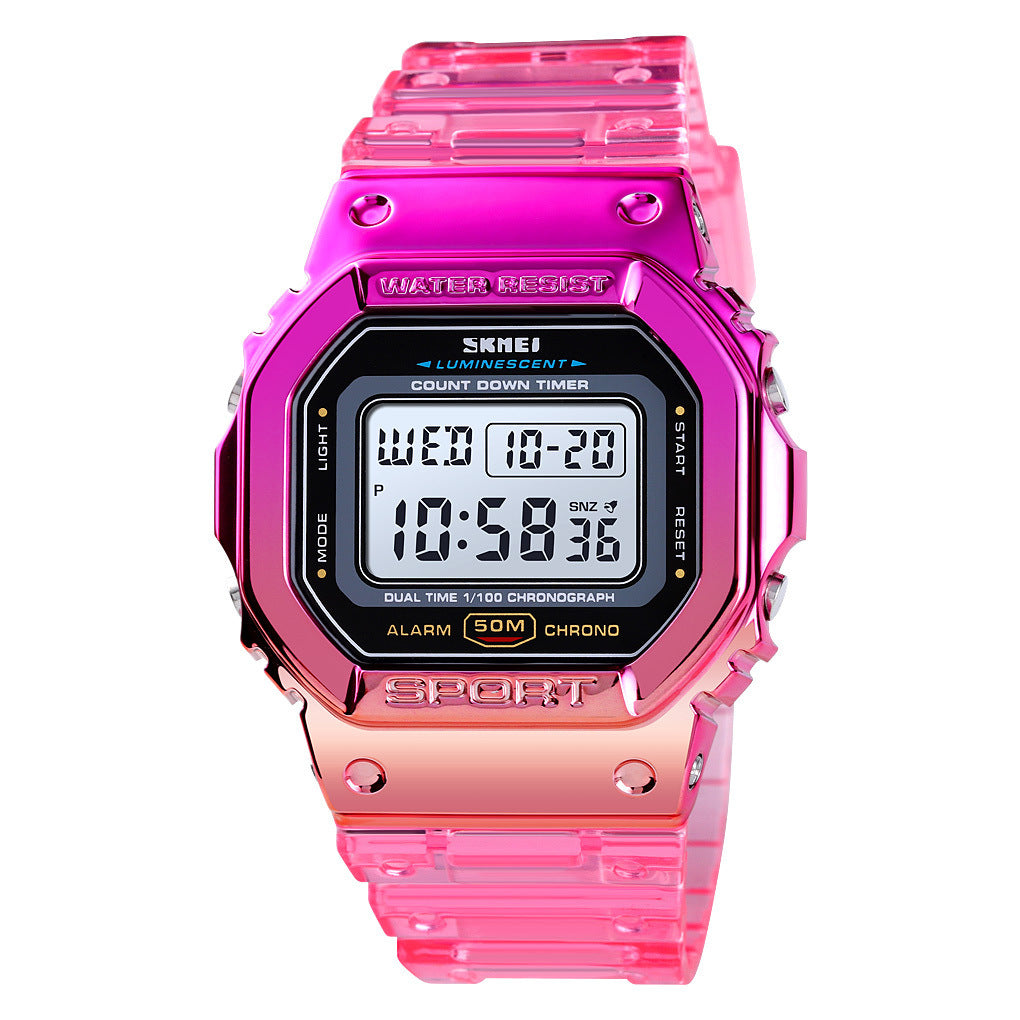 Children's Square Colorful Fashion Electronic Watch