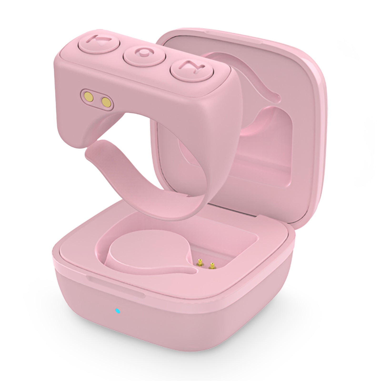 BT Remote Control For Cell Phone Page Turner Remote Fingertip Controller For TIK TOK Smart Clicker For Photos & Videos Chargeable Remote For Lazy Lying Down Control Cell Phones