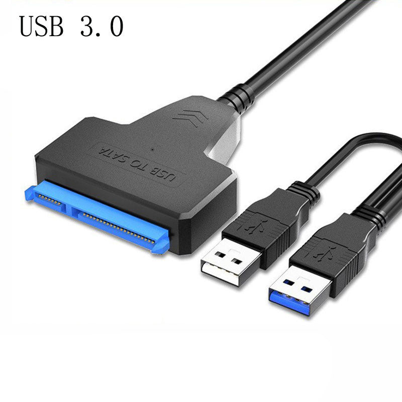 SATA To USB 3.0 / 2.0 Cable Adapter UP To 6 Gbps 7+15/22 Pin For Support 2.5 Inch External SSD HDD Hard Drive Sata III SATA3