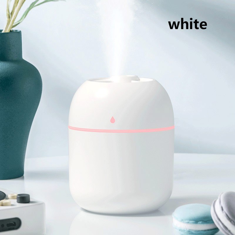 1Pc Humidifier For Bedroom; 220mL Cool Mist Humidifier For Bedroom; USB Portable Desk Humidifier; Quiet Ultrasonic Humidifier With 2 Mist Modes Auto Shut-Off; For Travel & Home