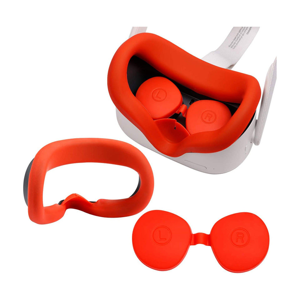 Silicone Face Cover Eye Mask And Lens Cover For Oculus Quest 2 VR Accessories