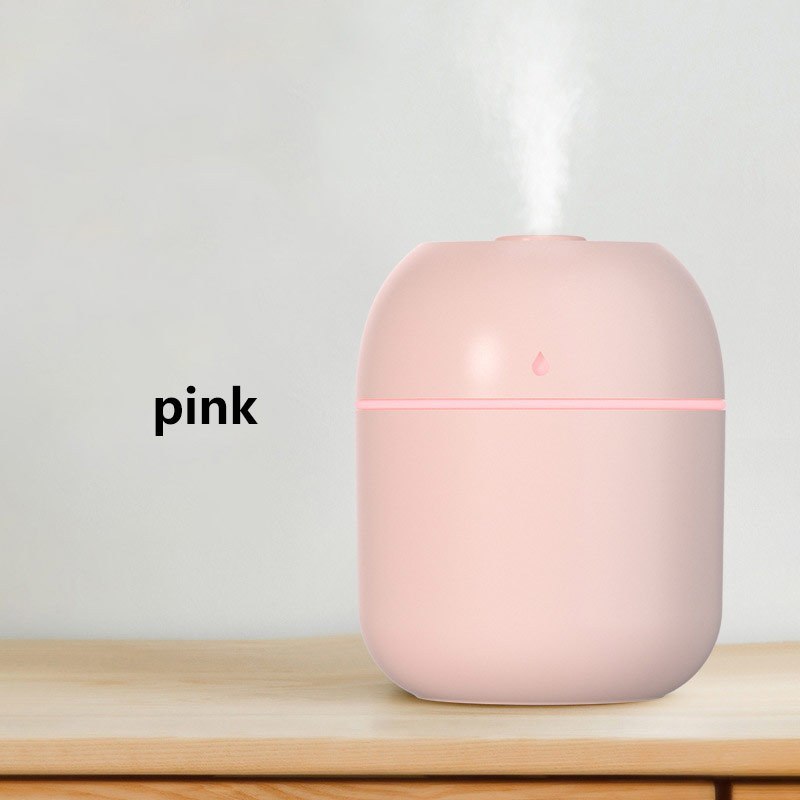 1Pc Humidifier For Bedroom; 220mL Cool Mist Humidifier For Bedroom; USB Portable Desk Humidifier; Quiet Ultrasonic Humidifier With 2 Mist Modes Auto Shut-Off; For Travel & Home