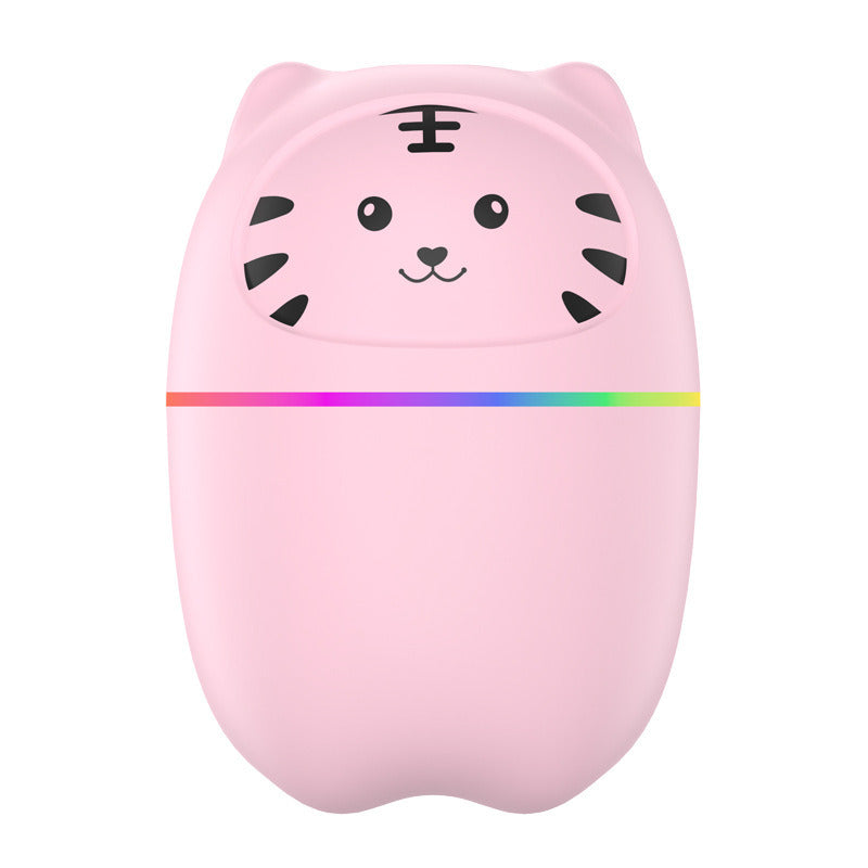 250ML Humidifier For Bedroom Nightstand; USB Tiger Mini Humidifier Diffuser Mist Maker