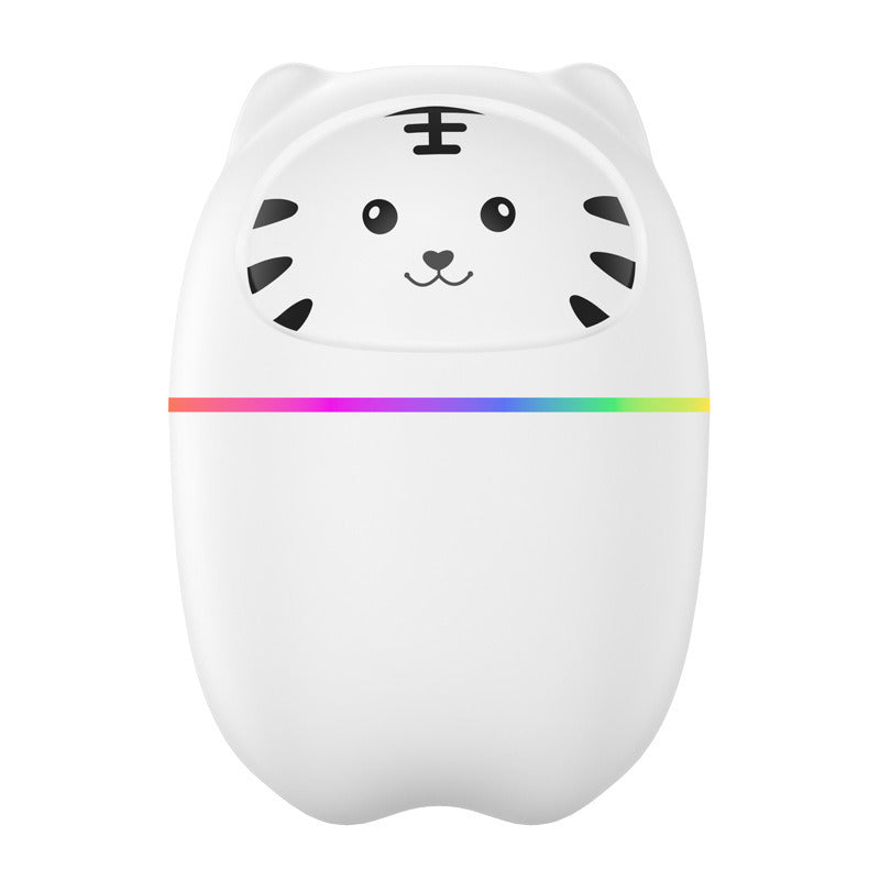 250ML Humidifier For Bedroom Nightstand; USB Tiger Mini Humidifier Diffuser Mist Maker