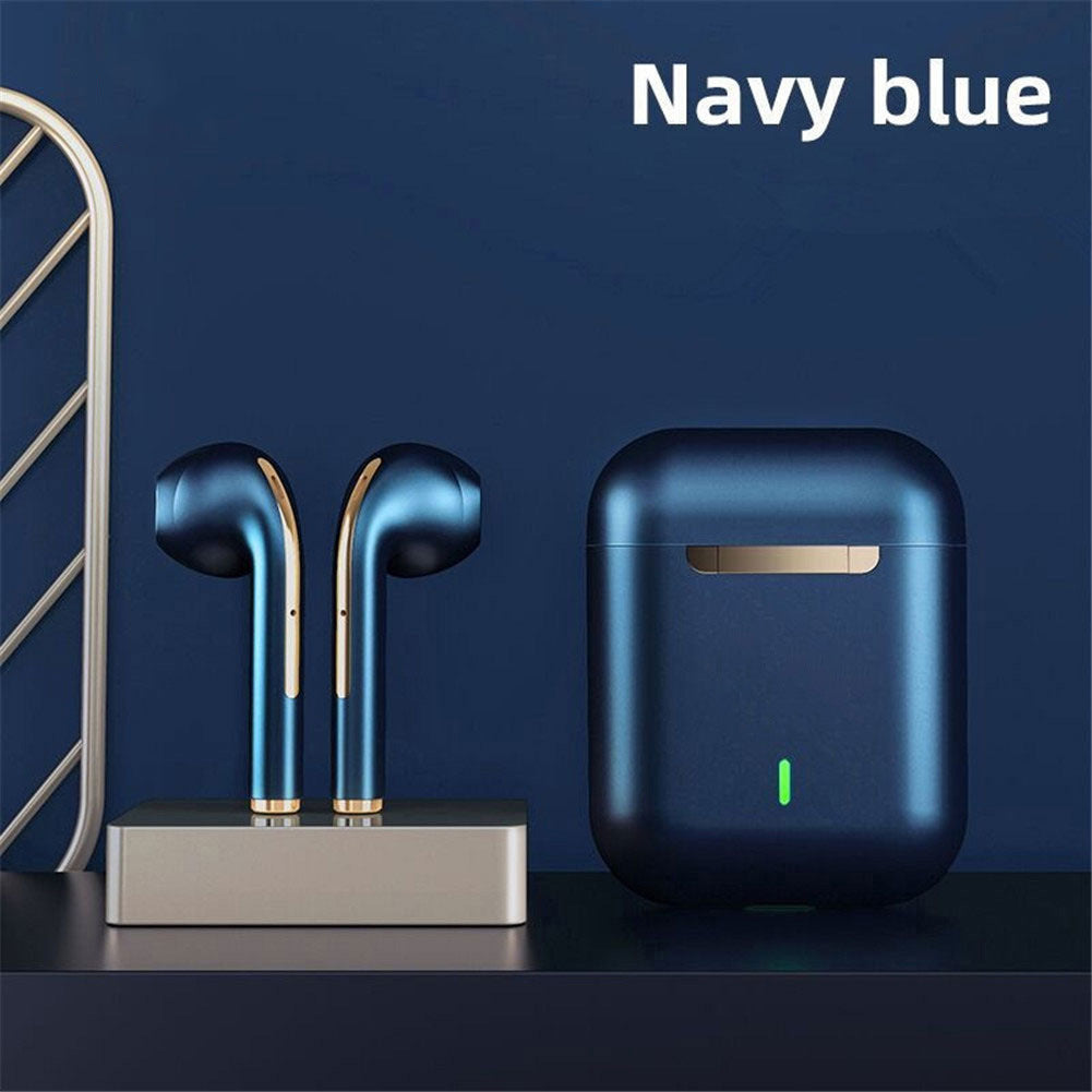 Wireless Earphone Noise Cancelling Headset Bluetooth HD Business Headphone Stereo In-Ear Handsfree Earbuds