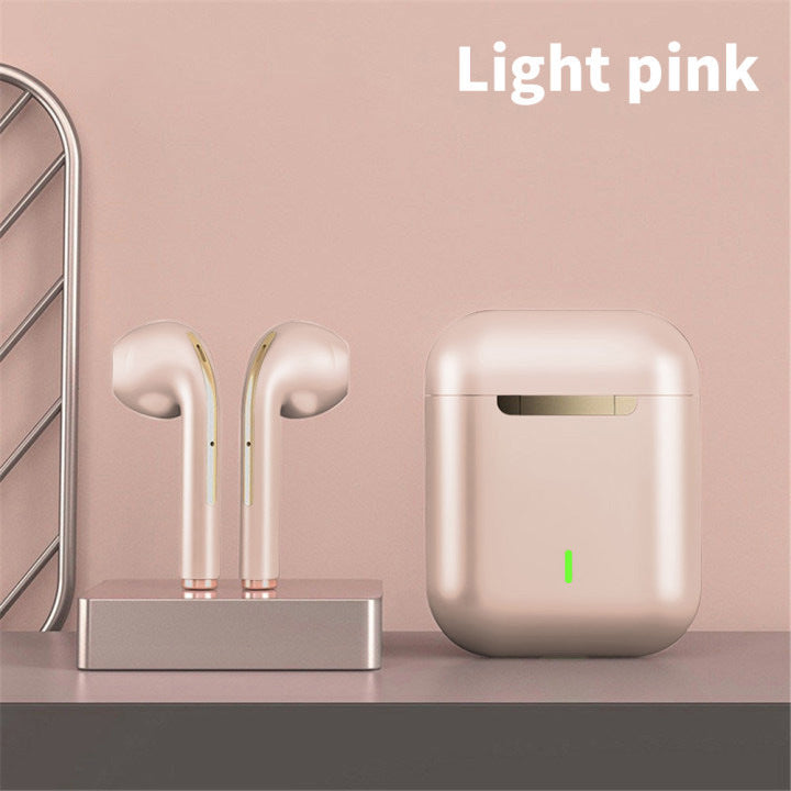 Wireless Earphone Noise Cancelling Headset Bluetooth HD Business Headphone Stereo In-Ear Handsfree Earbuds