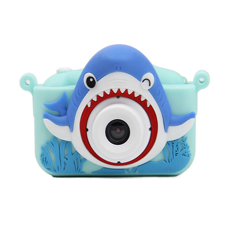 3D Cartoon Digital Camera Dinosaur Animal Shark Unicorn 20MP Children Mini Cameras Toy Take Pictures And Videos Play Games