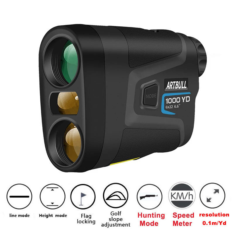 Golf Rangefinder 650m 1000m Hunting Telescope Golf Slope Adjusted Mode Flag-Lock Sport Laser Distance Meter