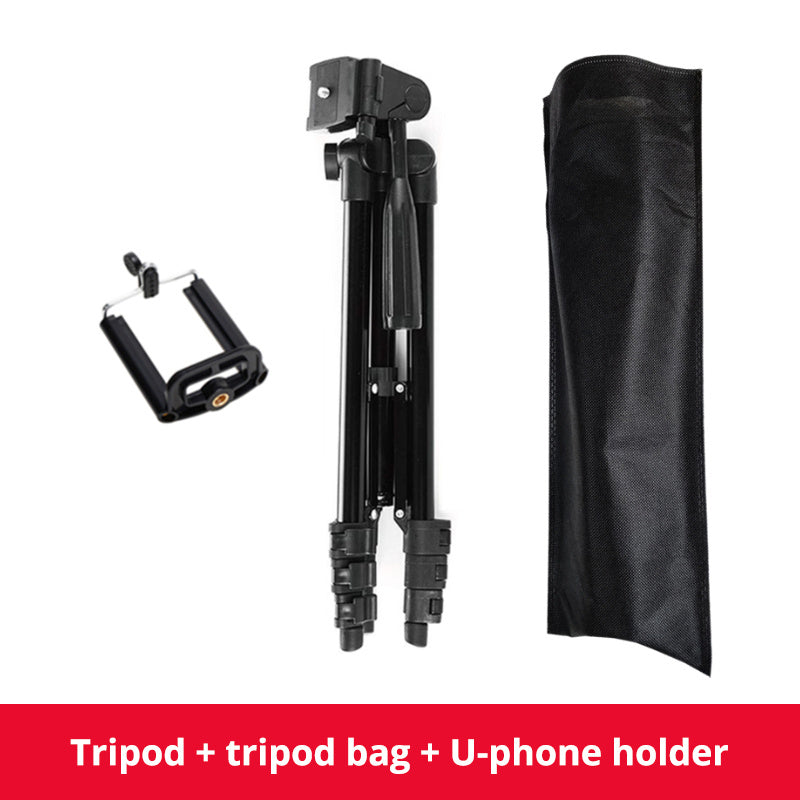 Phone Tripod Portable CellPhone Holder for iPhone 13 Xiaomi Lightweight Camera Tripod Stand for Gopro DSLR with Remote Control