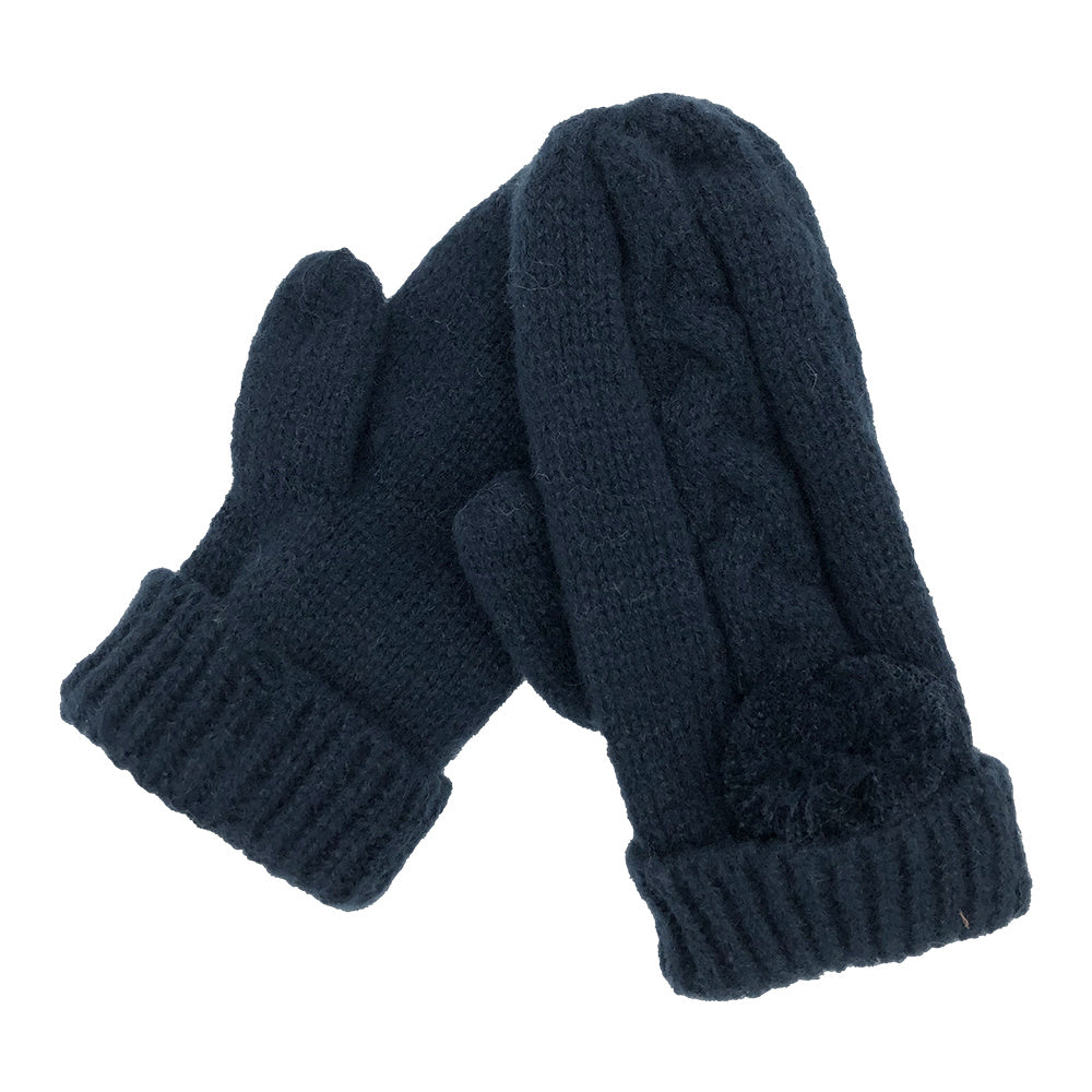 Schintoch 3pcs/set Knitted Hat Men Women's Winter Hats With Scarves Gloves Thick Warm Fashion Hat Men Caps