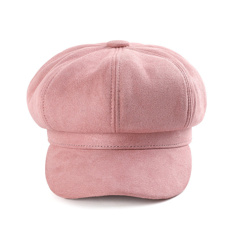 Women Warm Solid Berets For Women Outdoor Adjustable Female Autumn Winter Casual Lady Cap Hat