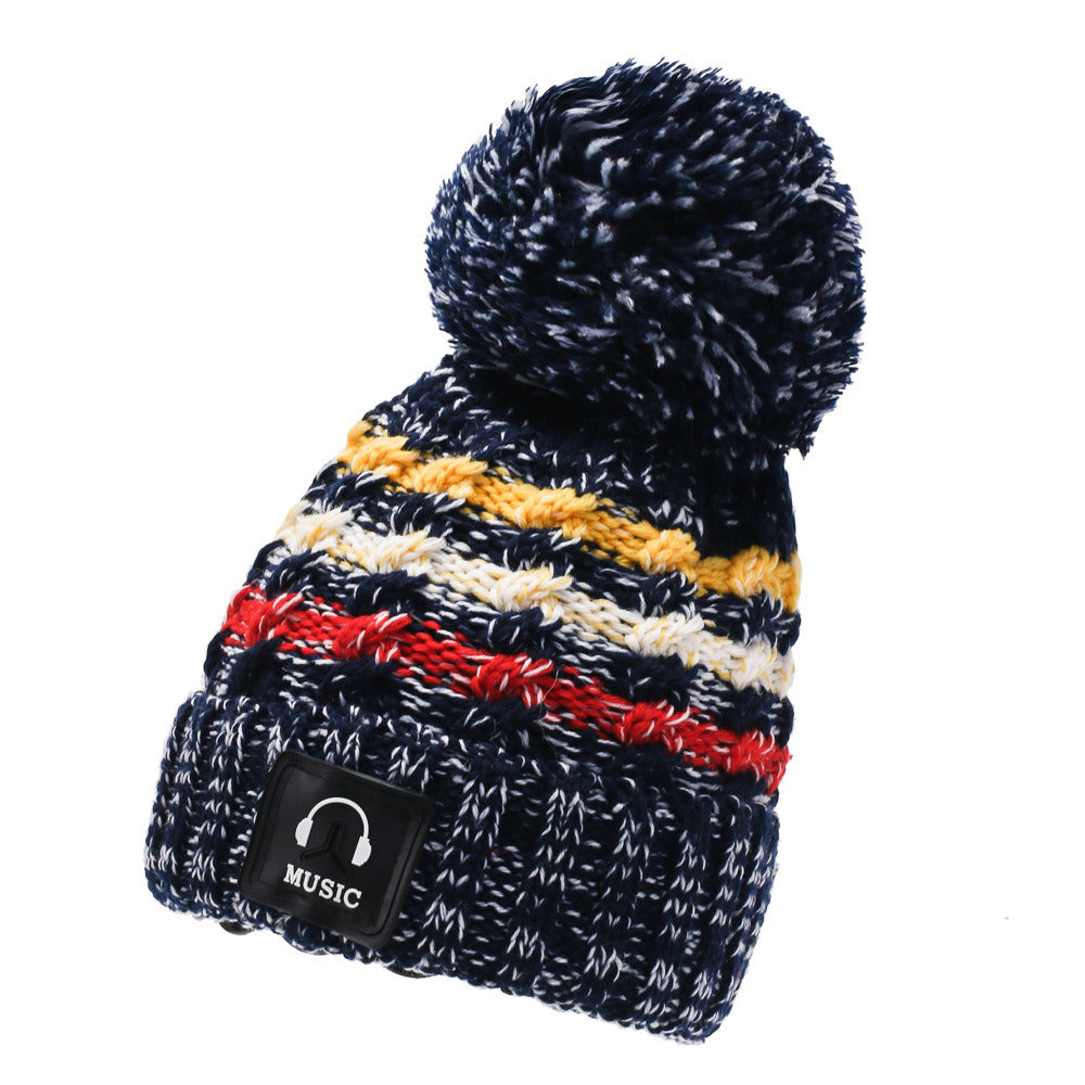 Winter Hats for Woman Thicker Beanies Knitted Cap Girls Autumn Beanie Chenille Ball Hats Fleece-lined Warmer Bonnet Casual Cap