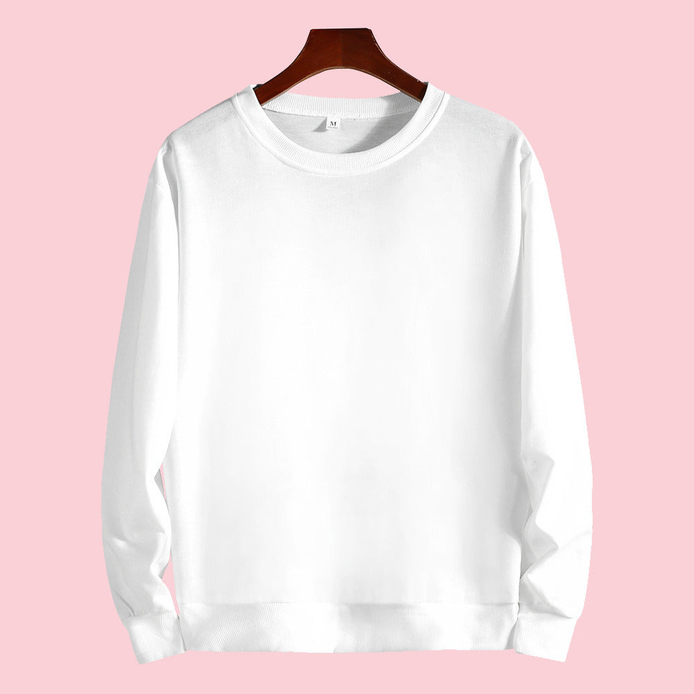 Spring and autumn 2022 loose large round neck pullover for male and female lovers