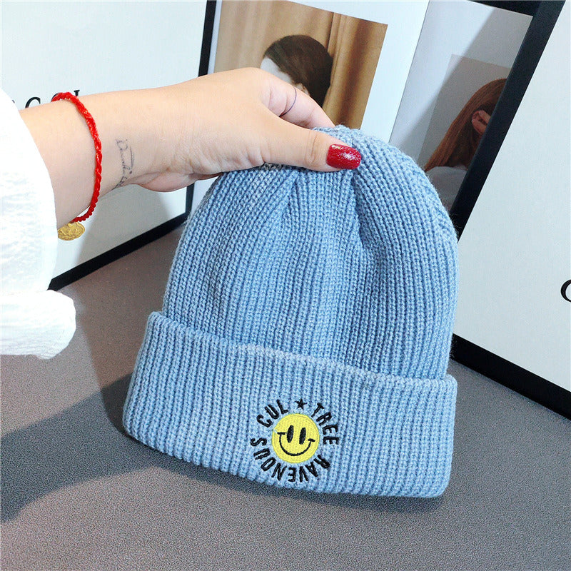 Simple Multi Color Big C Letter Winter Hat Women Winter Unisex Beanie Cap Outdoor Thick Warm Hip hop Sport Ski Knitted Hats