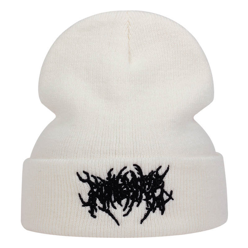 New personality Embroidery Beanies Hat Men Woman Fashion winter Warm hat Knitted Soft Caps Bone Ski Skullies wool hats gorras