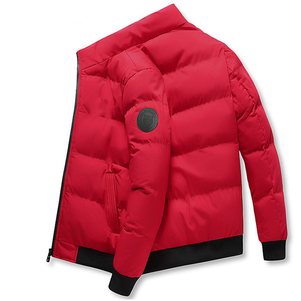 New style stand collar men's cotton jacket Winter warm cotton jacket Men's short down cotton jacket cotton jacket