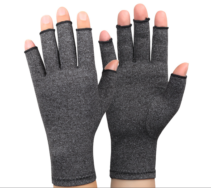 Winter Compression Arthritis Gloves Rehabilitation Fingerless Gloves Anti Arthritis Therapy Gloves Wrist Support Wristband