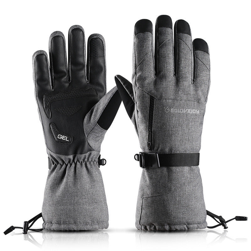 Ski Gloves Waterproof Gloves with Touchscreen Function Thermal Snowboard Gloves Warm Motorcycle Snow Gloves Men Women