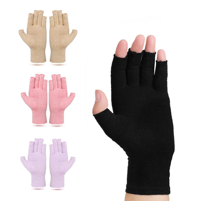 Winter Compression Arthritis Gloves Rehabilitation Fingerless Gloves Anti Arthritis Therapy Gloves Wrist Support Wristband