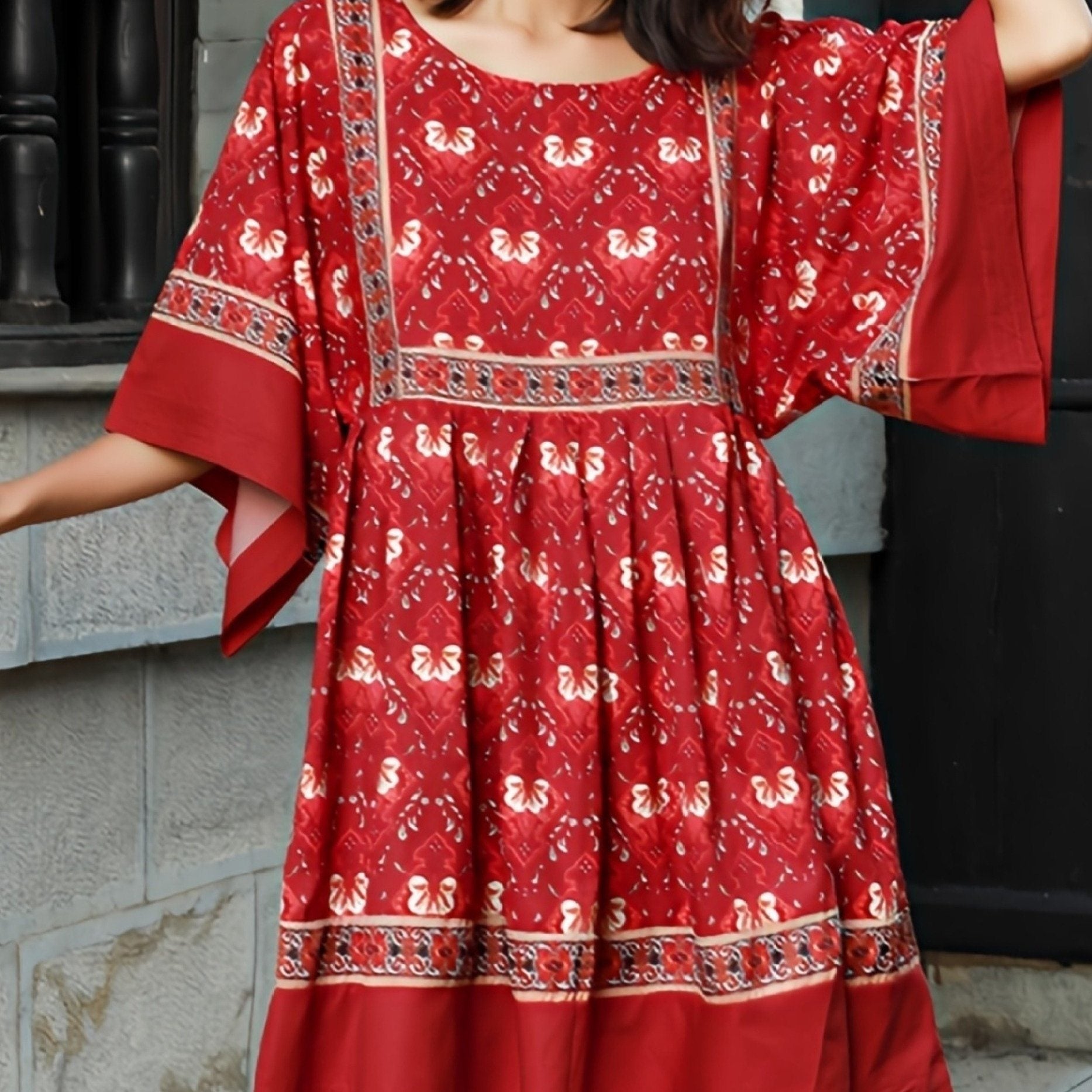 Loose Ethnic Dresses; Beach Resort Dresses; Ladies Dresses