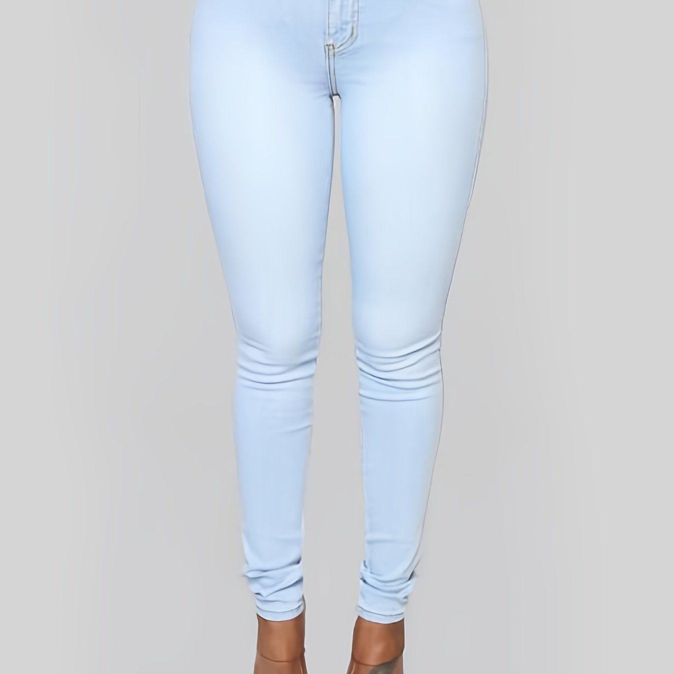 Stretchy Skinny Jeans; High-Rise Slim Fit Jeans; Versatile Pants For Every Day; Women's Clothing & Denim