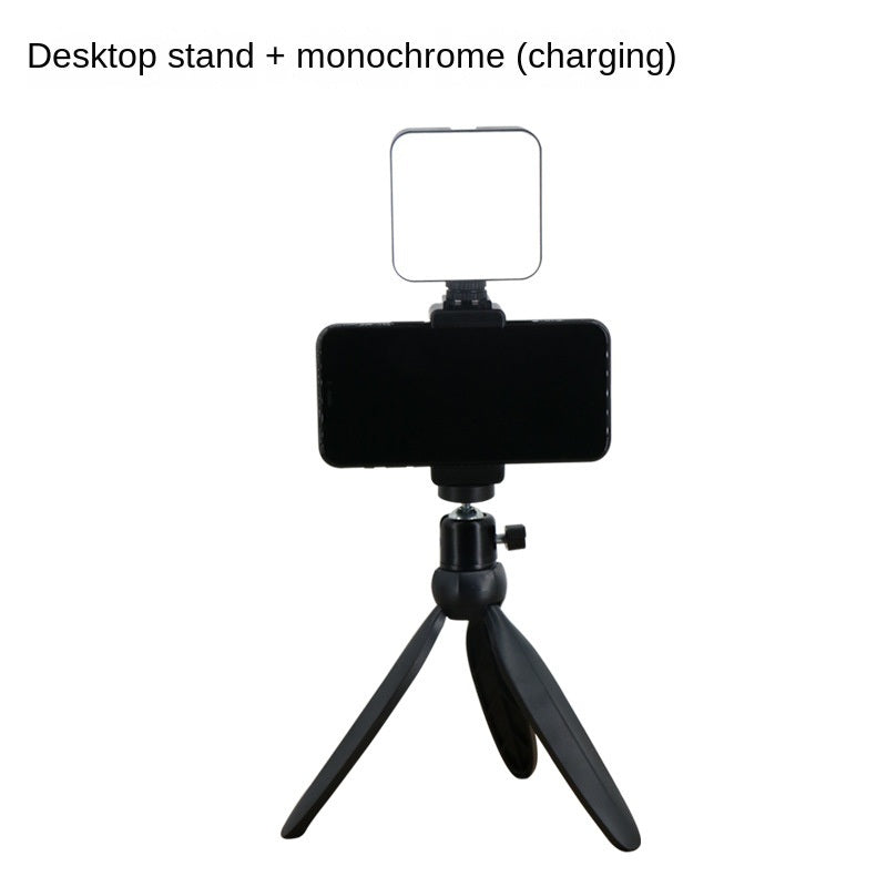 Mini fill light; portable pocket; dual color soft light; mobile phone; live camera; lighting; small camera; photography light