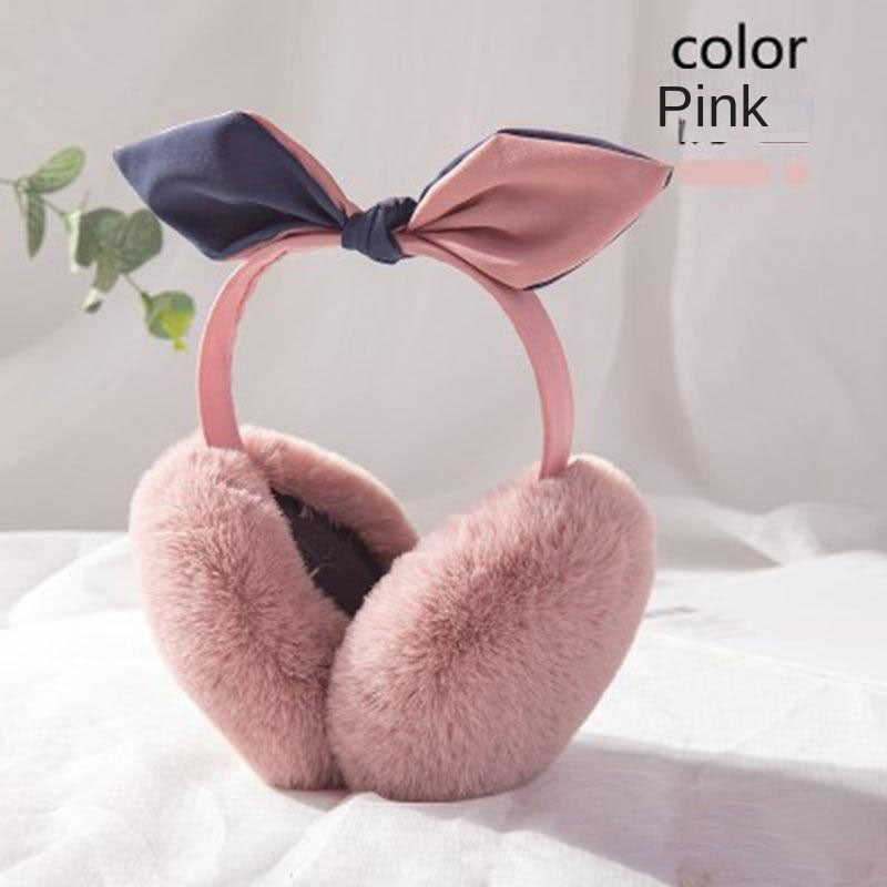 Earmuffs Women's Warm Winter Student Earmuffs Korean Cute Earmuffs Winter Earmuffs Plush Earmuffs Frostproof Folding