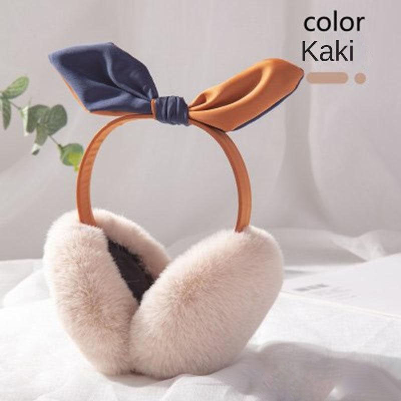 Earmuffs Women's Warm Winter Student Earmuffs Korean Cute Earmuffs Winter Earmuffs Plush Earmuffs Frostproof Folding