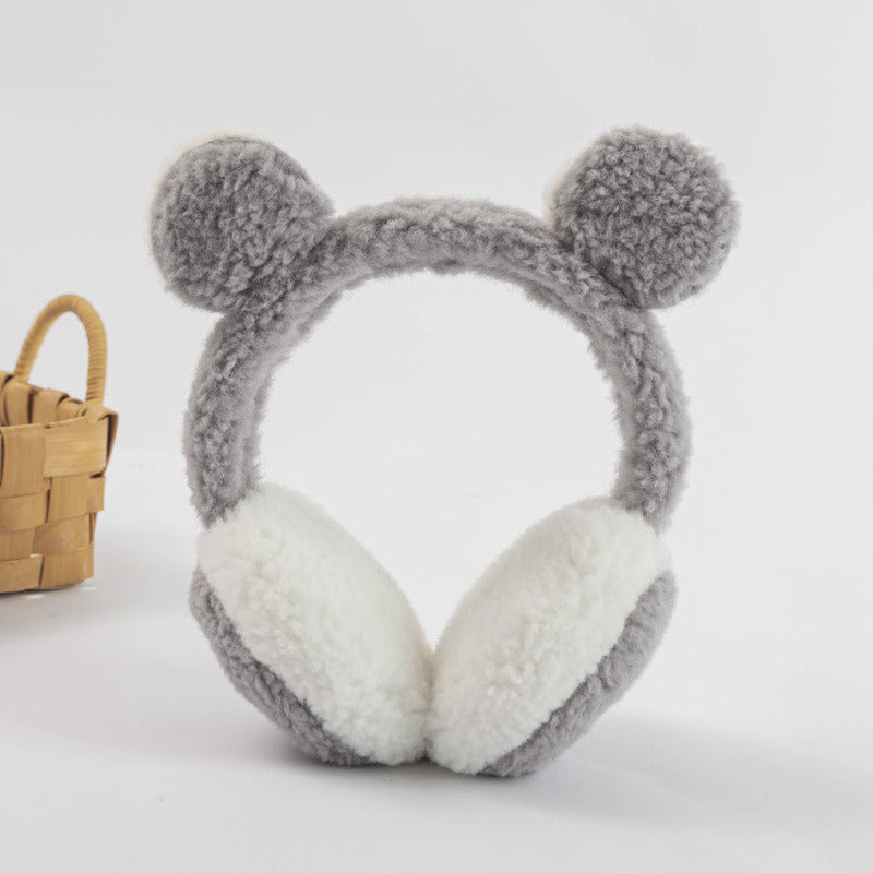 Earmuff Warmth Female Korean Cute Student Earmuff Winter Earmuff Plush Children Earmuff Antifreeze Retractable Earmuffs