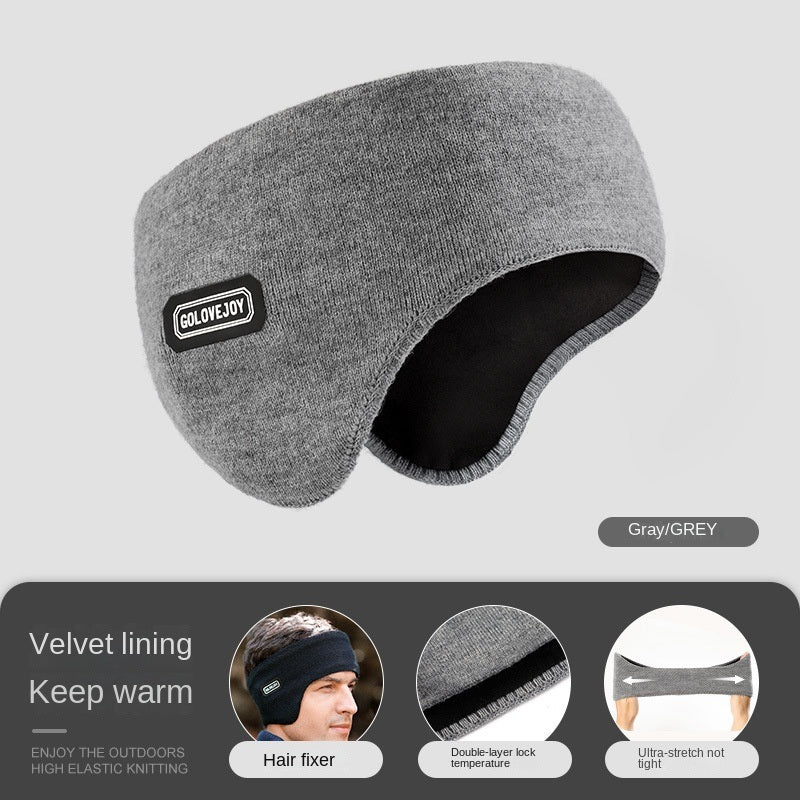Winter riding warm earmuffs Double layer fleece earmuffs windproof outdoor sports earmuffs earmuffs for men and women