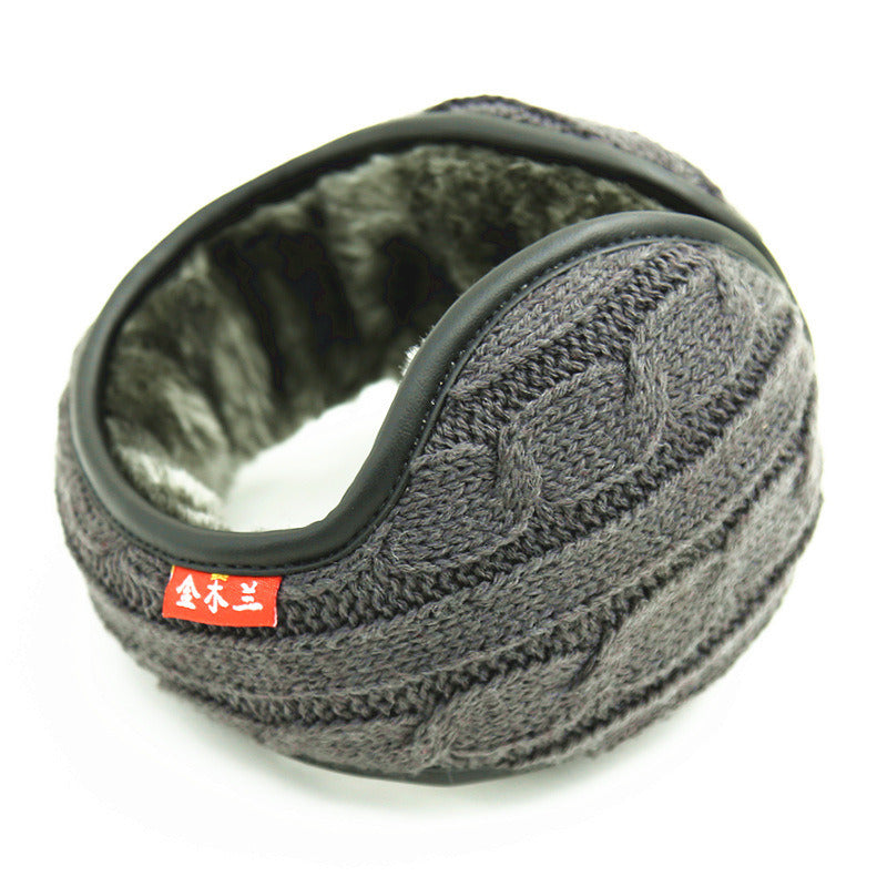 Winter Earmuffs Men's New Warm Earmuffs Women's Ear Warmer Wool Earmuffs Back Wearable Plush Earmuffs
