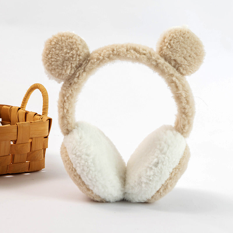 Earmuff Warmth Female Korean Cute Student Earmuff Winter Earmuff Plush Children Earmuff Antifreeze Retractable Earmuffs