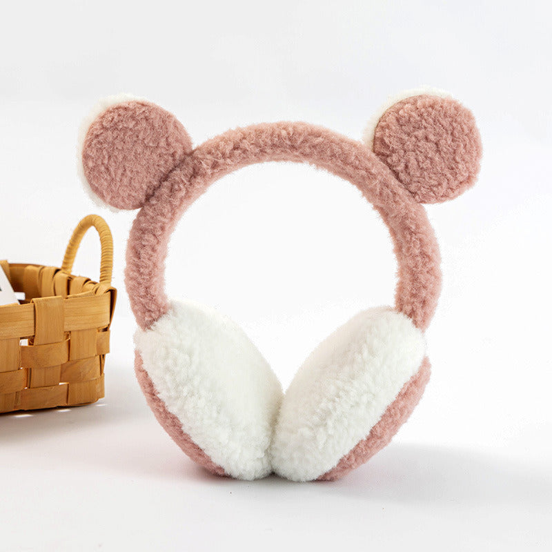 Earmuff Warmth Female Korean Cute Student Earmuff Winter Earmuff Plush Children Earmuff Antifreeze Retractable Earmuffs