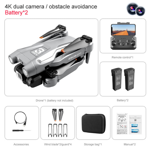 2022 NEW MiNi Drone 4K HD Camera Optical Flow Positioning 2.4G Wifi Picture Transfer Drone profesional