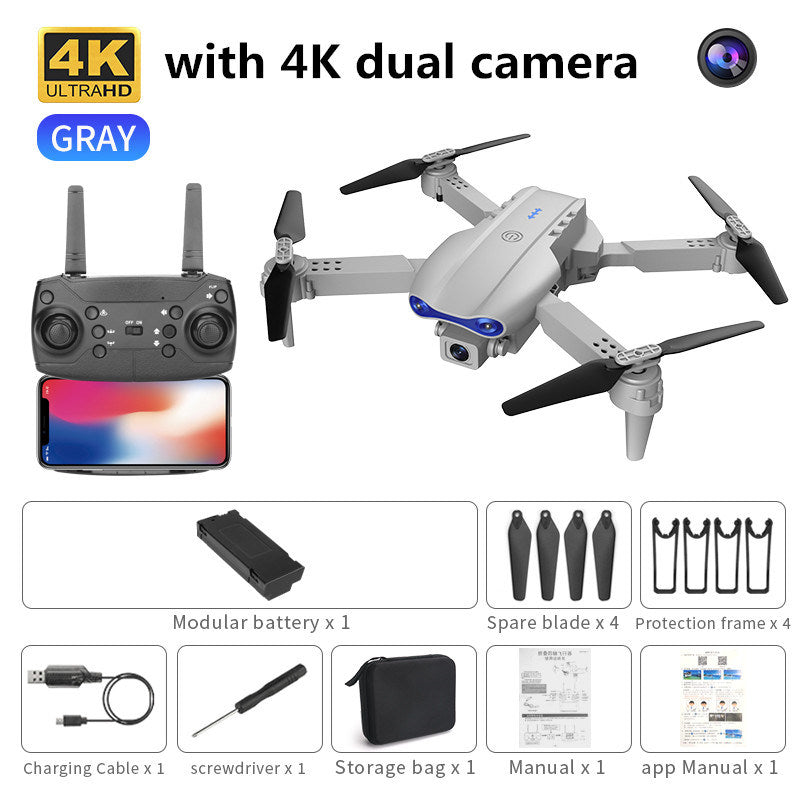 new K3 drone 4K HD dual camera foldable height keeps drone WiFi FPV 1080p real-time transmission RC Quadcopter toy PK sg906 pro