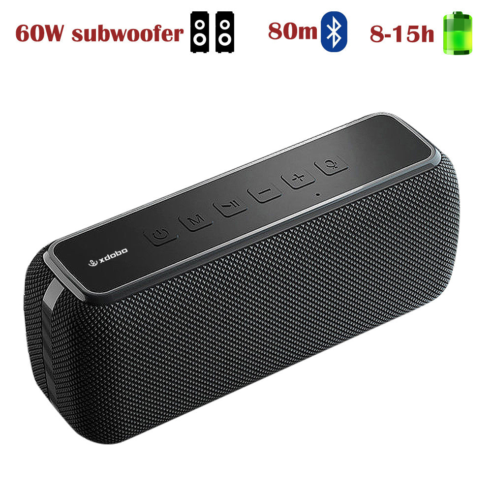 X8 60W Powerful Portable Outdoor Wireless Bluetooth Speaker TWS Hifi Home Theater System Music Sound Box Soundbar For TV