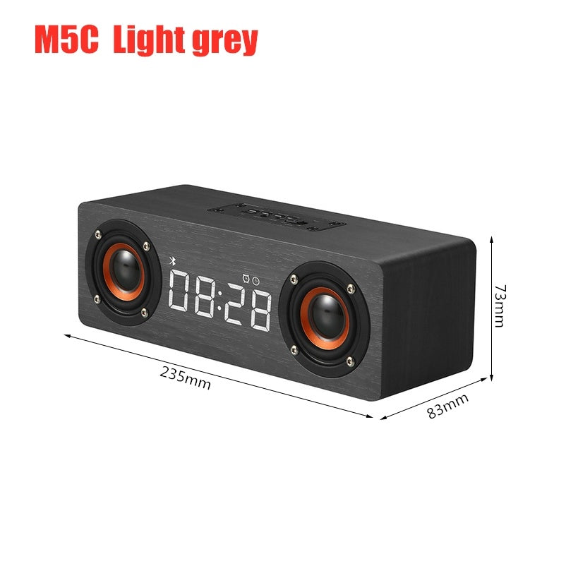 Soundbar Bluetooth Speaker Music Acoustic System 20W HIFI Stereo Music Surround LED Display Outdoor Speaker With FM Radio