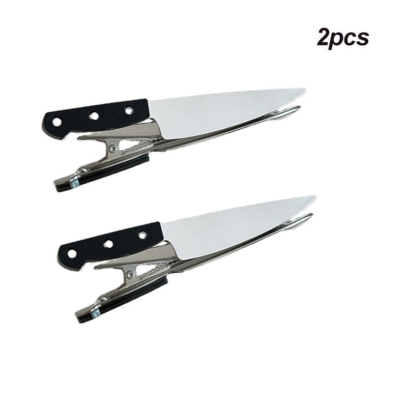 1/2pcs Knife and Fork Shape Hair Sticks for Women Hair Clip Pins Creative and Weird Girls Hairpins Hair Bun Maker Headwear