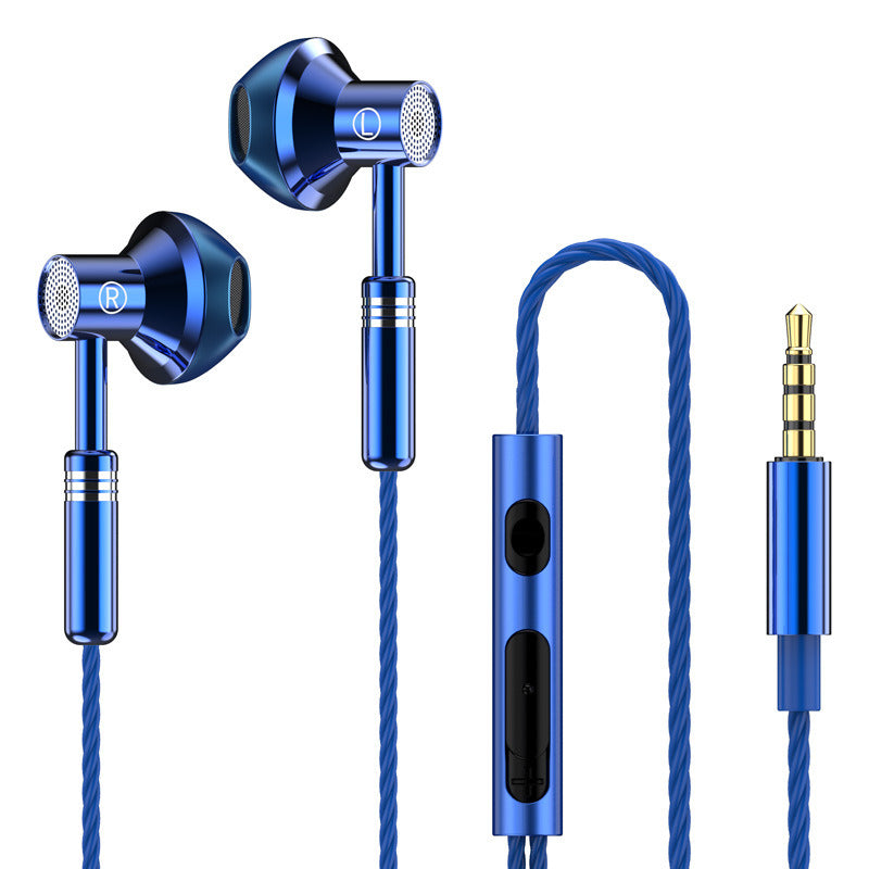 Headphon Headset 9D Stereo Earphones Mic In-ear Wired Headphones Bass Wire Earphon Earbud Phone Headset With Microphone