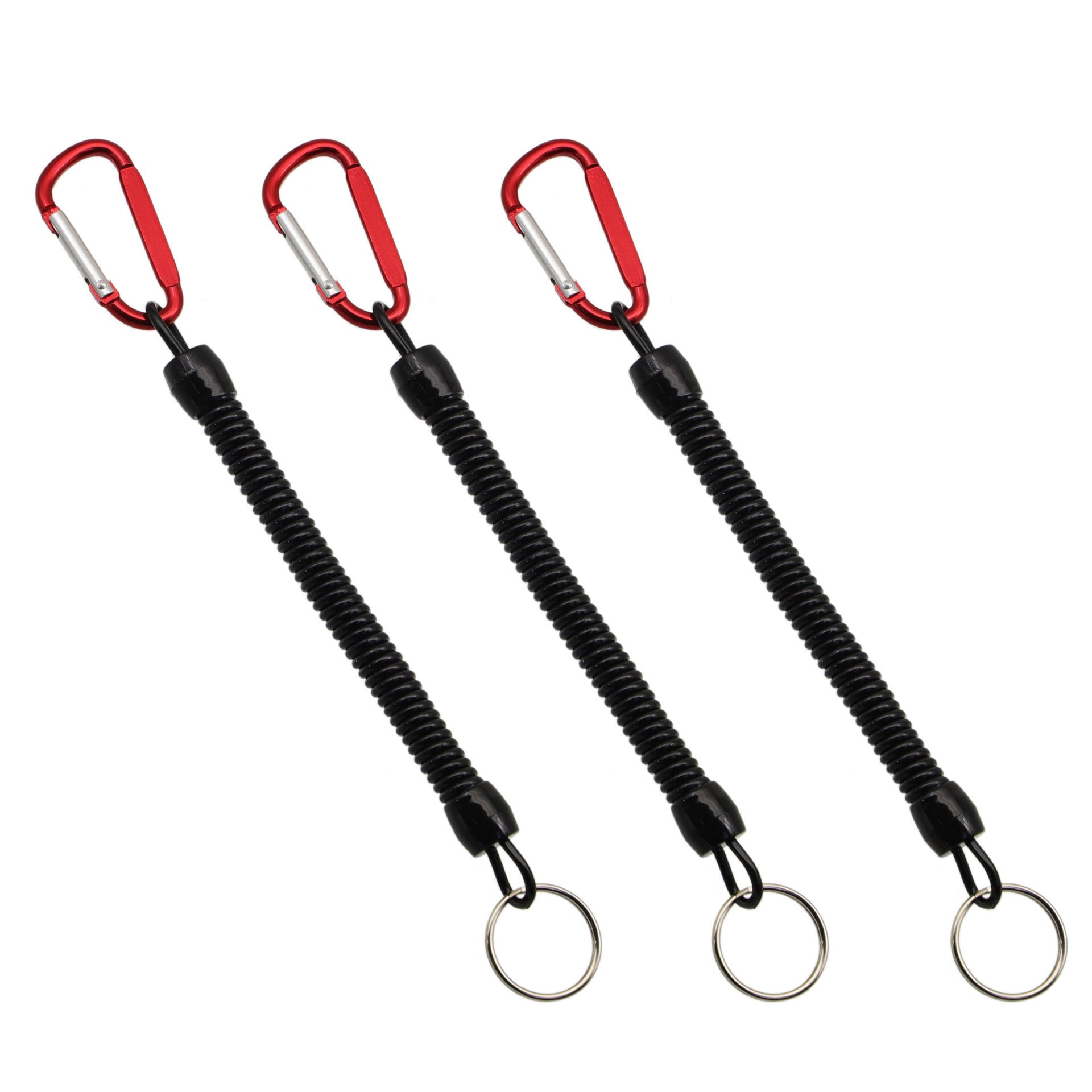 Climbing Button Carabiner Anti-Lost Spring Rope Outdoor Mountaineering Lost Rope Lure Fishing Gear Fishing Accessories Fishing R