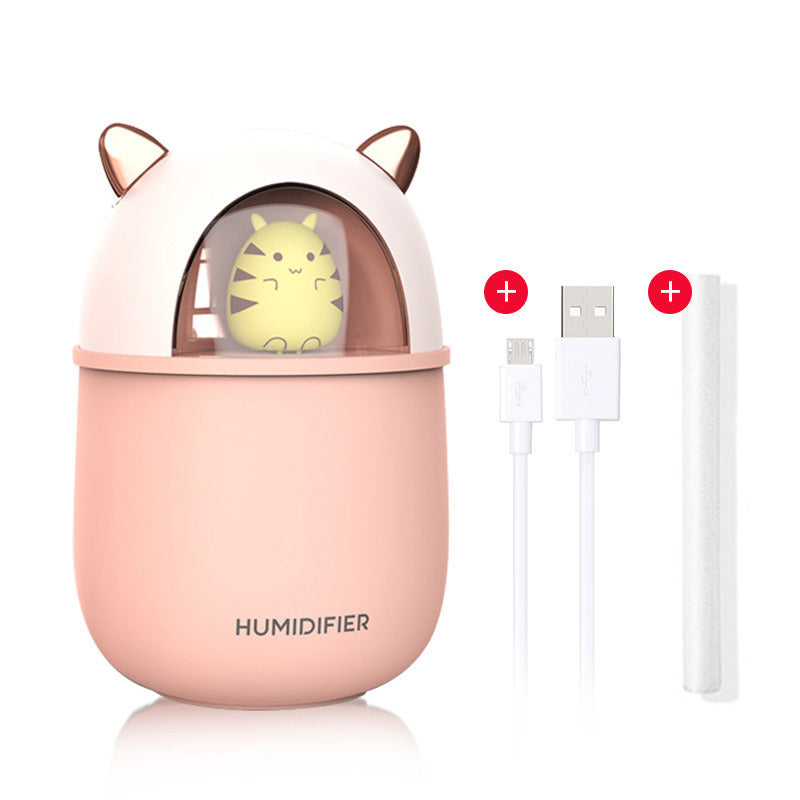 New Cute Pet Humidifier Mini Household Small Moisturizing Aromatherapy Car Creativity Air Bear USB Humidifier
