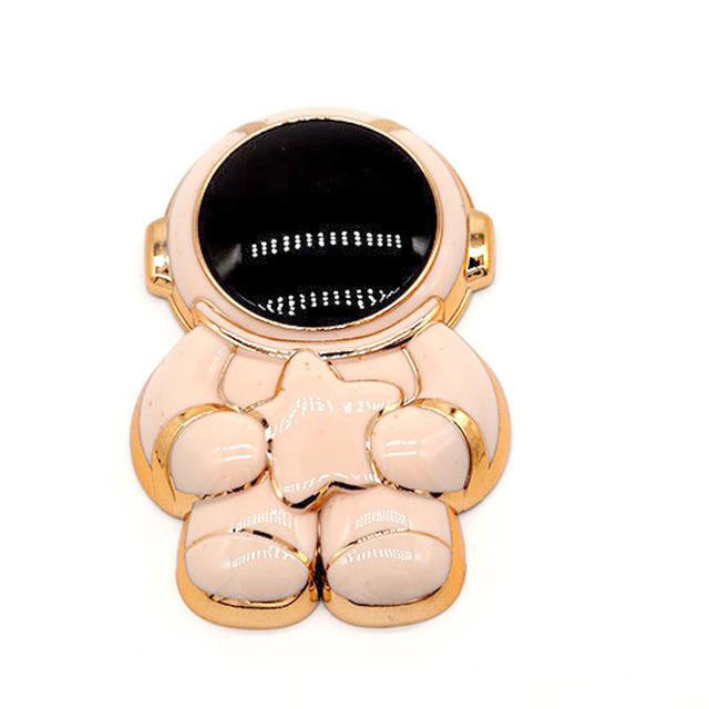 Universal 6D Plating Astronaut Hidden Stand For Phone Stand Foldable Phone Mount Compatible With All Mobile Phones