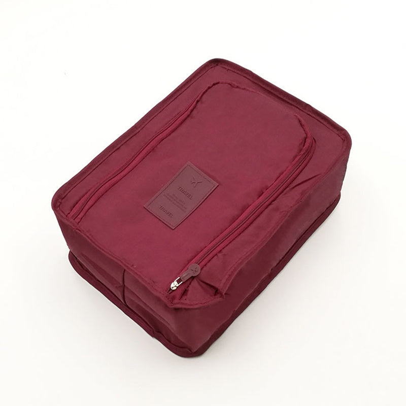 Travel Organizer Portable Portable Portable Folding Small Shoe Bag Waterproof Household Shoe Organizer Cosmetic Storage Bag