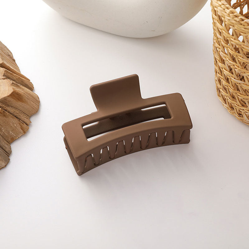 Korean Women Girls Plastic Hair Claws Hair Clips Headwear Large Size Hairpin Crab Barrette Fashion Ornament Hair Accessories