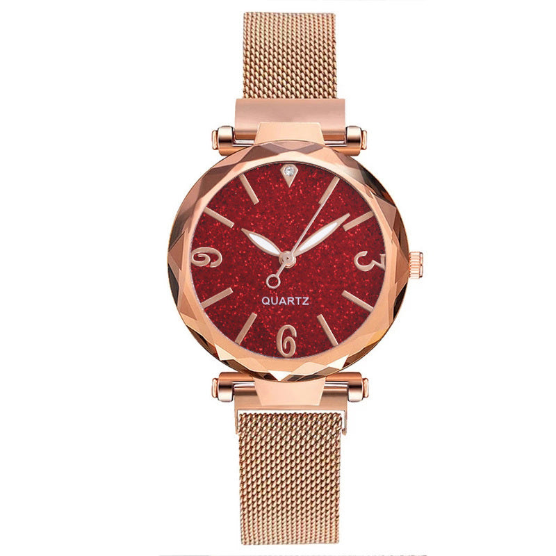 Luxury Women Bracelet Quartz Watch Simple Rose Gold Mesh Belt Ladies Watch relogio feminino